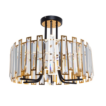 Потолочная люстра ARTE LAMP A1028PL-6BK - фото