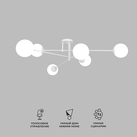 Потолочный светильник Eurosvet 30181/6 белый - фото