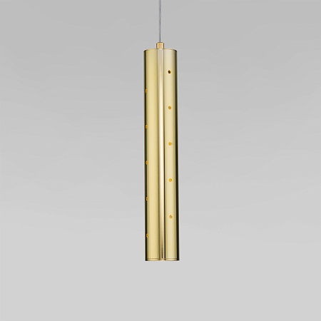 Подвесной светодиодный светильник 50214/1 LED золото Elektrostandard - фото