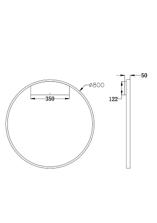 Настенный светильник (бра) Maytoni Rim MOD058WL-L50BS4K - фото