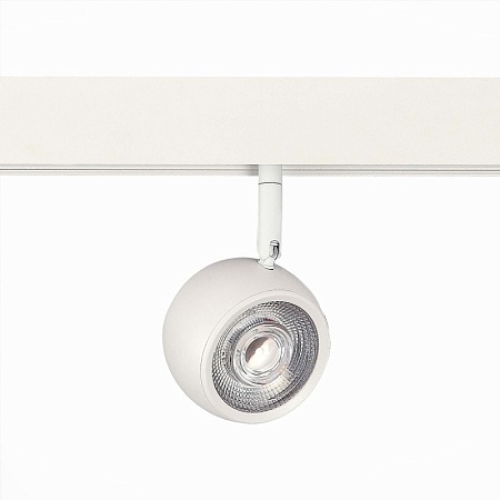 Магнитный трековый светильник Белый LED 1*10W 3000K 470Lm Ra>80 36° IP20 L120xW50xH176 ST355.536.10 - фото