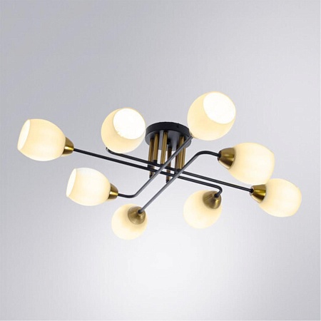 Потолочная люстра ARTE LAMP A8141PL-8BK - фото