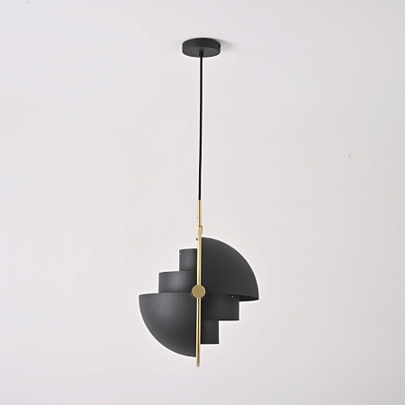 Люстра Louis Weisdorff Gubi Multi-Lite Suspension Lamp Black Imperiumloft 123433-22 - фото