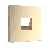 Накладка для телефонной розетки RJ11 шампань рифленый WL10-RJ-11-CP