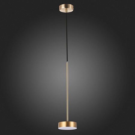 Светильник подвесной ST-Luce Латунь/Латунь LED 1*7W 3000K SL6000.303.01 - фото