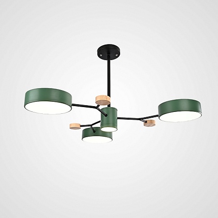 Люстра На Штанге Meade 4 Lamps Green Imperiumloft 207855-26 - фото