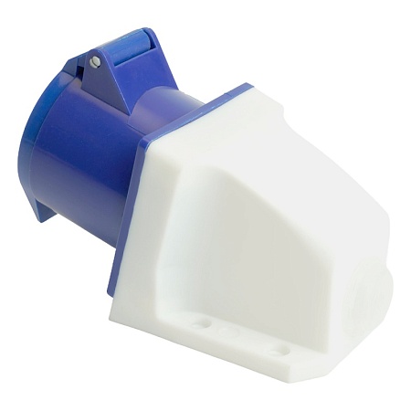 Розетка стационарная ST-123 32А 220В 2P+PE IP44, RST32-123-44, RST32-123-44, Stekker - фото