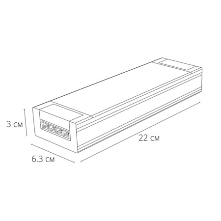 Блок питания 48V 250W 5.2А Arte Lamp PRO A481405 - фото