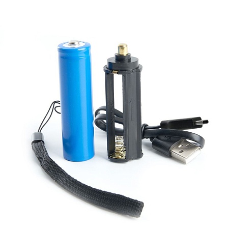 Фонарь ручной Feron TH2401с аккумулятором USB ZOOM - фото