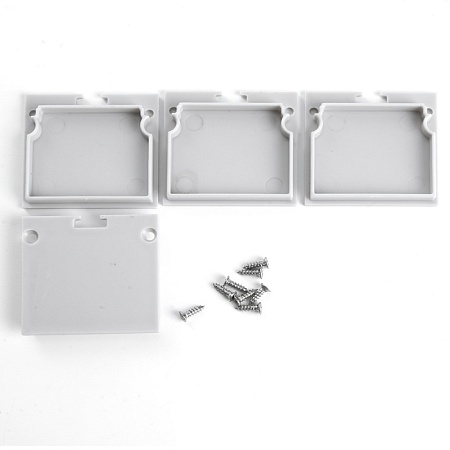 Заглушка без отверстия для профиля CAB268, LD367 (комплект 4шт) - фото