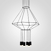 Подвесной Светильник Via Wireflow Polyhedral 0307 Pendan Light Imperiumloft 84532-22