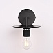 Бра Rh Utilitaire Knurled Disk Shade Sconce Black Imperiumloft 123281-22 - фото