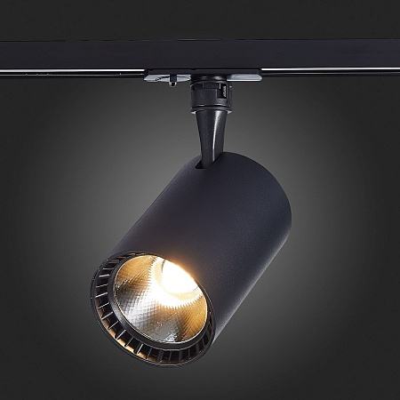 Св-к трек. Черный LED 1*15W 3000K 1 350Lm Ra≥90 36° IP20 L118xW78xH174 100-240V ST351.436.15.36 - фото