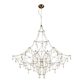 Светильник подвесной ST-Luce Золотистый/Прозрачный LED 114*0,5W 3000K SL6601.213.114