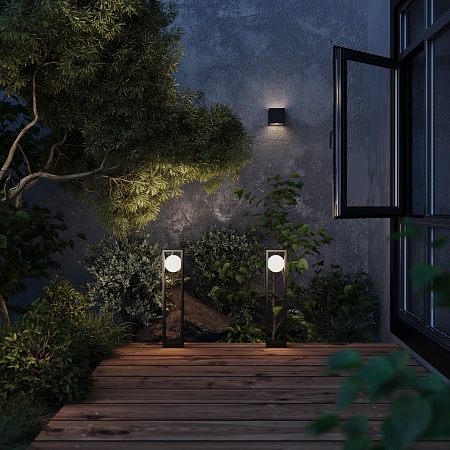 Настенный светильник (бра) Outdoor O483WL-L10GF3K - фото