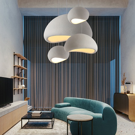 Подвесная Люстра Cemencloud B D40 Grey Imperiumloft 219859-23 - фото