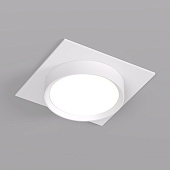 DK2091-WH Встраиваемый светильник FLAT, IP 20, до 15 Вт, GX53, LED, белый, алюминий