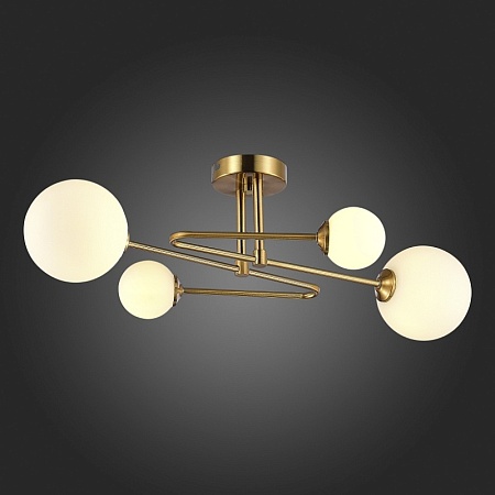 Светильник потолочный Латунь/Белый G9 LED 4*5W SLE2211-302-04 - фото