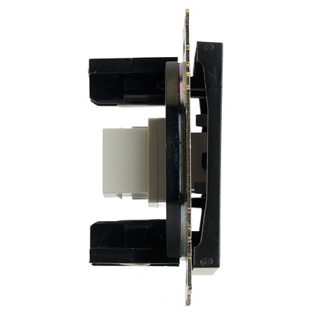 Розетка HDMI 2.1, Type A  (механизм), STEKKER GLS00-7118-05, серия Катрин, черный - фото