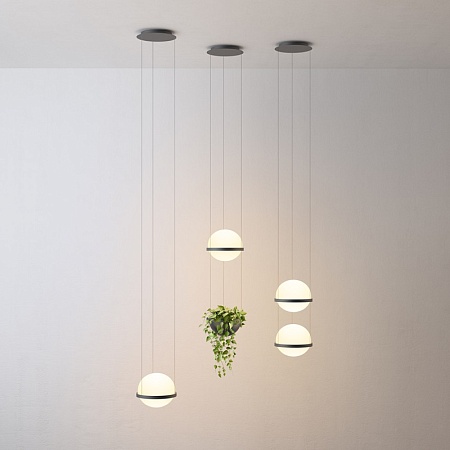 Подвесной Светильник Palma Wall Lamp Шар + Вазон Imperiumloft 168489-22 - фото