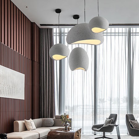 Подвесная Люстра Cemencloud B D40 Grey Imperiumloft 219859-23 - фото