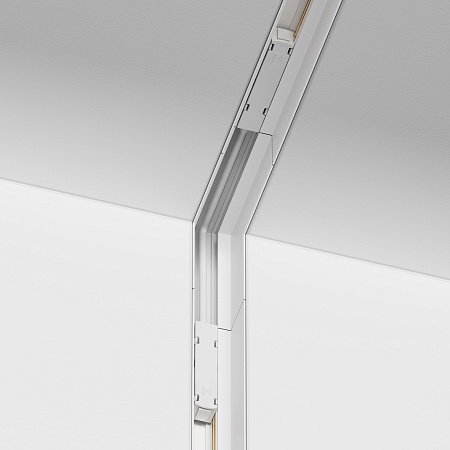 Коннектор угловой внутренний Gravity встраиваемый белый - фото