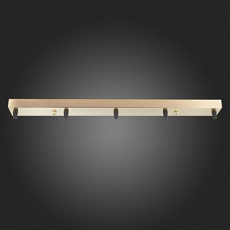 Потолочное крепление на 5 ламп (прямоугольное) ST-Luce Бронза SL001.313.05 - фото