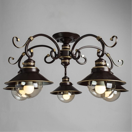 Потолочная люстра Arte Lamp GRAZIOSO A4577PL-5CK - фото