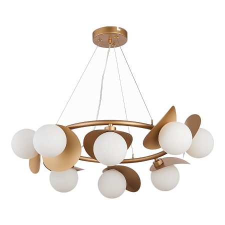 Светильник подвесной Золотистый/Белый G9 LED 8*5W SLE220503-08 - фото