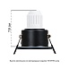 Точечный встраиваемый светильник ARTE LAMP A2859PL-1BK - фото