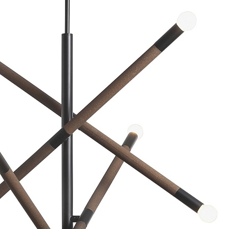 Светильник подвесной ST-Luce Черный, Коричневый E14 8*40W SL6226.403.08 - фото