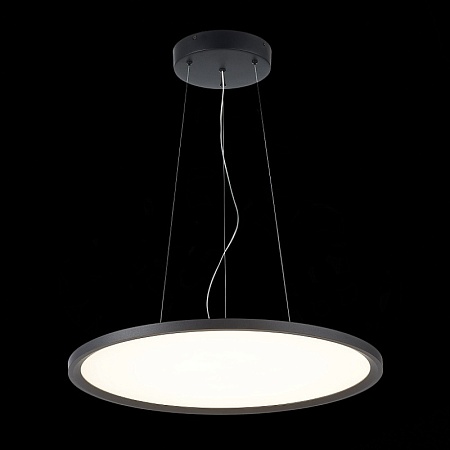 Светильник подвесной Черный LED 1*56W 4000K 5 040Lm Ra>80 120 IP20 D600xH36 185-265V ST602.443.56 - фото