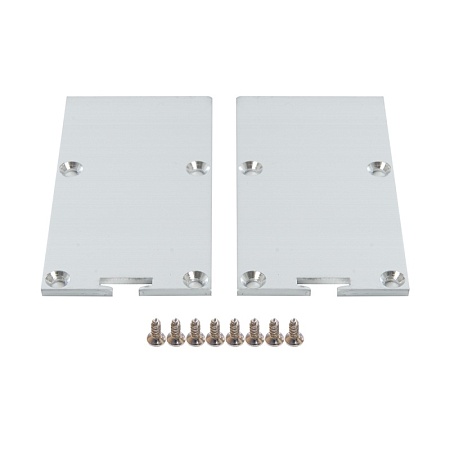 Профиль алюминиевый накладной/подвесной, с отсеком для БП, серебро, CAB267 - фото