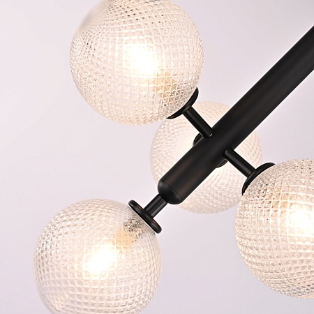 Подвесной Светильник Raffin 4 Transparent Black Imperiumloft 177908-26 - фото