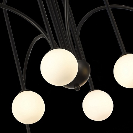 Люстра потолочная ST-Luce Черный/Белый G9 8*5W SL1204.402.08 - фото