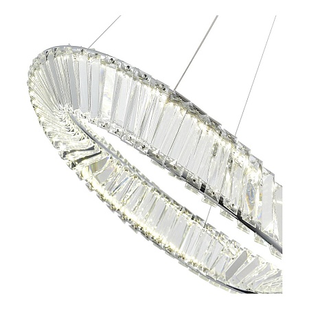 Светильник подвесной ST-Luce Хром/Прозрачный LED 1*32W 4000K SL6204.101.01 - фото