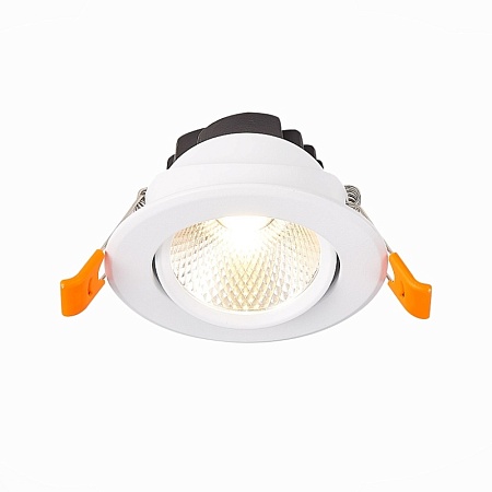 Св-к встр. Белый LED 1*8W 3000K 640Lm Ra80 36° IP20 D86xH50 220-240V ST211.538.08.36 - фото