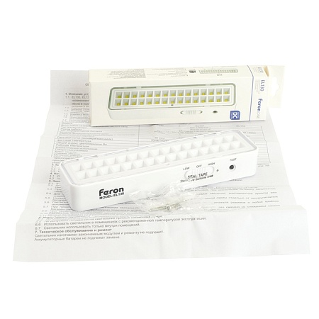Светильник аккумуляторный Feron.One, 30LED DC, белый, EL130 - фото