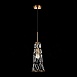 Светильник подвесной ST-Luce Золотистый/Золотистый, Прозрачный E27 1*60W SL1016.203.01 - фото