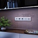 ТВ-розетка проходная серебряный WL06-TV-2W - фото