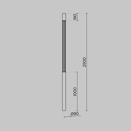Садово-парковый светильник Outdoor Mill O427FL-L30GF3K - фото
