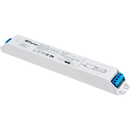 Аппарат пускорегулирующий электронный (балласт), 2*18W T8/G13 230V, EB52 - фото