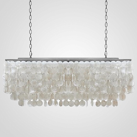 Люстра Rectangle Shell Chandelier 2 Cascades Imperiumloft 75535-22 - фото