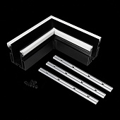 Угол-соединитель для профиля SKYLINE 48 с демпф. системой ST-Luce Черный ST003.479.01