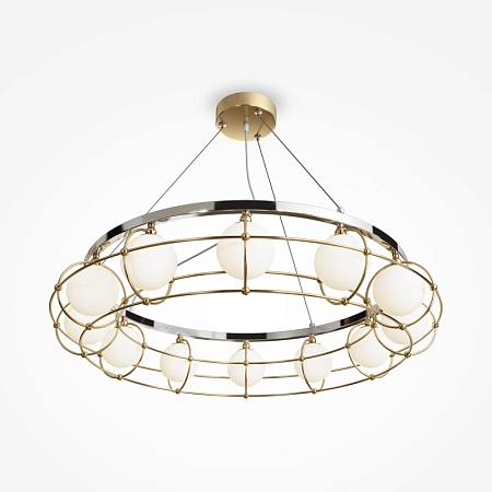 Подвесной светильник Maytoni Carcass MOD312PL-12GCH - фото