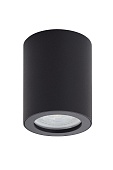 DK3007-BK Накладной светильник влагозащ., IP 44, 15 Вт, GU10, черный, алюминий