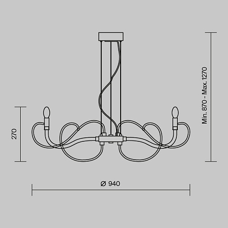 Люстра Maytoni Atlanta MOD051PL-07TR - фото
