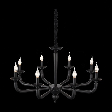 Люстра подвесная ST-Luce Черный E14 8*40W SL1114.403.08 - фото