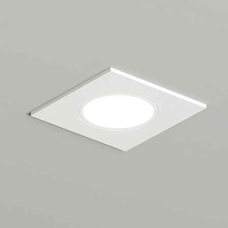 DK3102-WH Встраиваемый влагозащищенный светильник, IP65, до 10 Вт, LED, GU5,3, белый - фото