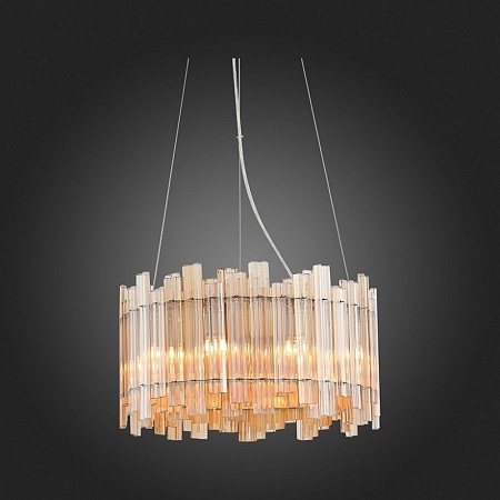 Люстра подвесная ST-Luce Хром/Янтарный G9 9*5W SL400.103.09 - фото